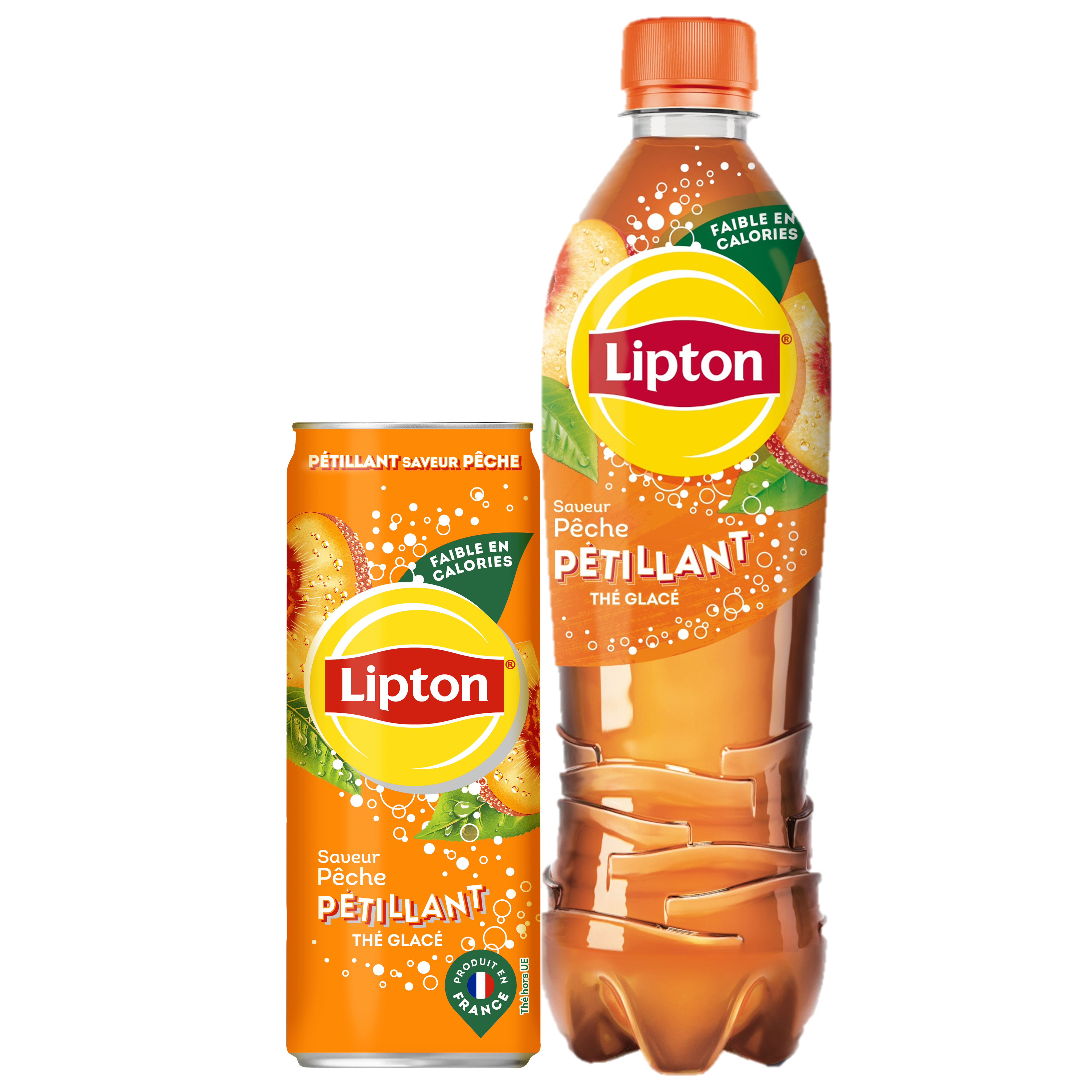 lipton petillant peche pet+can