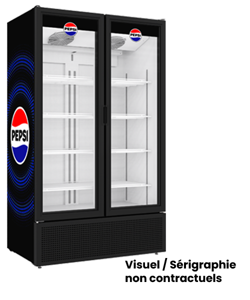 vertical vitrne 2 porte