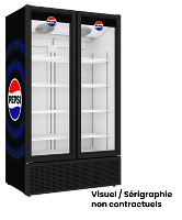 vertical vitrne 2 porte